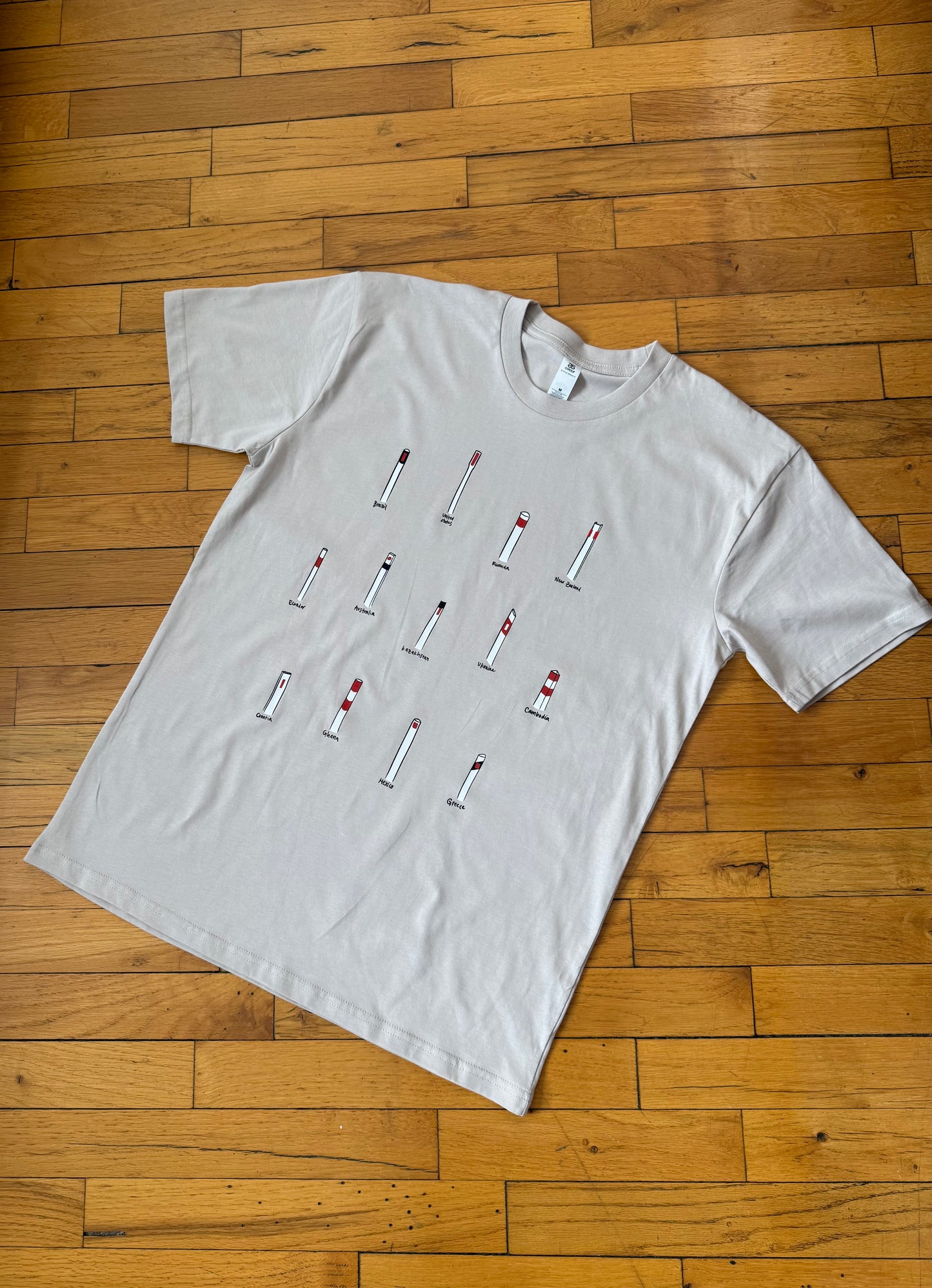 Bollards of the World: T-shirt