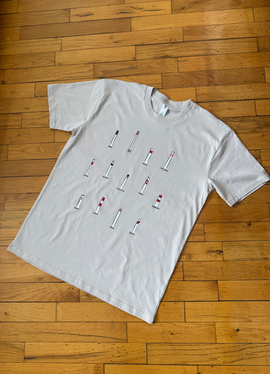 Bollards of the World: T-shirt