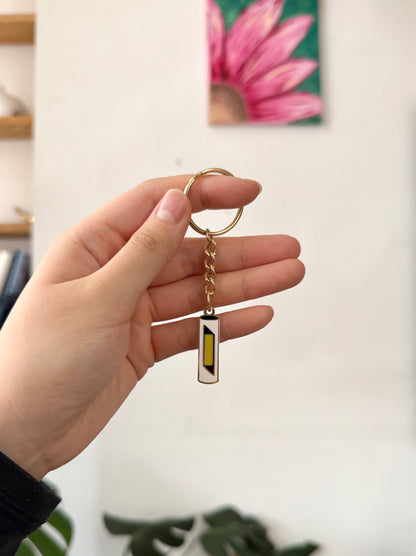 Bollards of the World: Sweden Keychain